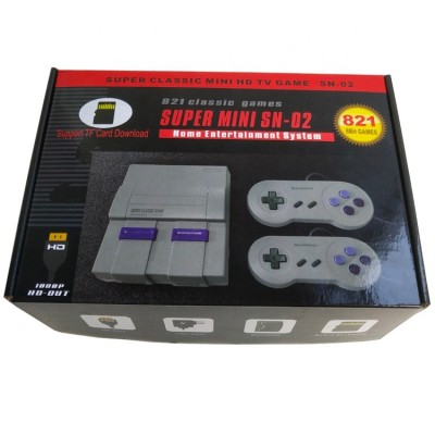 2020 Super Classic Mini Game Console Built-in 821 TV Video Games With Dual Controllers video game console with TF card