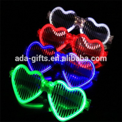 hot sale shutter led glasses event party supply flashing led plastic glasses