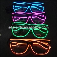 rave led el glasses custom party decoration bar club event fashion led light glasses