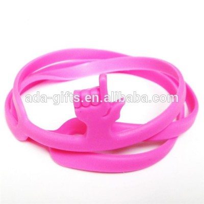 finger design 3d silicone bookmark for kids