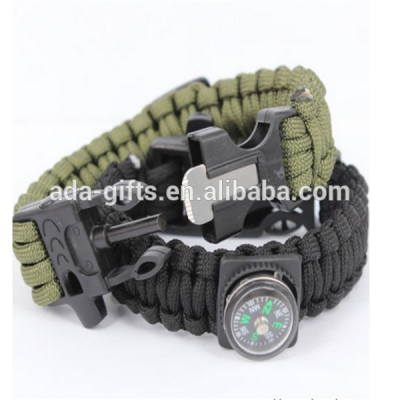 Hot saling survival paracord bracelet custom paracord bracelet for outdoor hiking