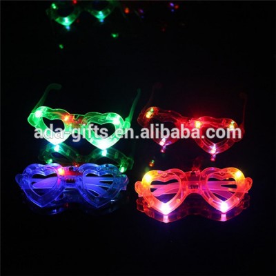 party decoration christmas glasses glow in the dark led light glasses