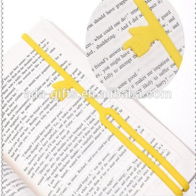 Custom 3d silicone pointing finger bookmark