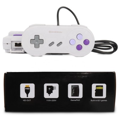 2020 Classic Games Console Built-in 821 Classic Games Mini Classic AV TV Video Game Console for Handheld Game Players Supplies